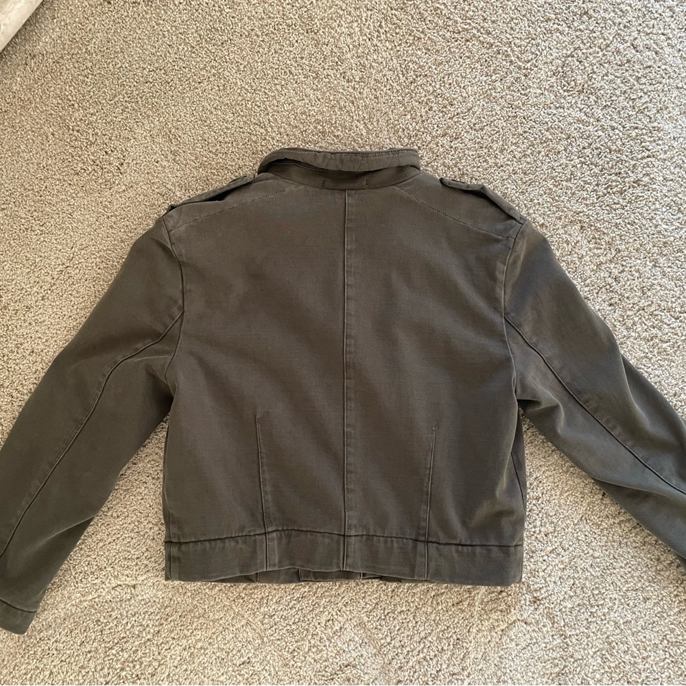 James Perse Standard Crop Military Jacket - Picture 6 of 8